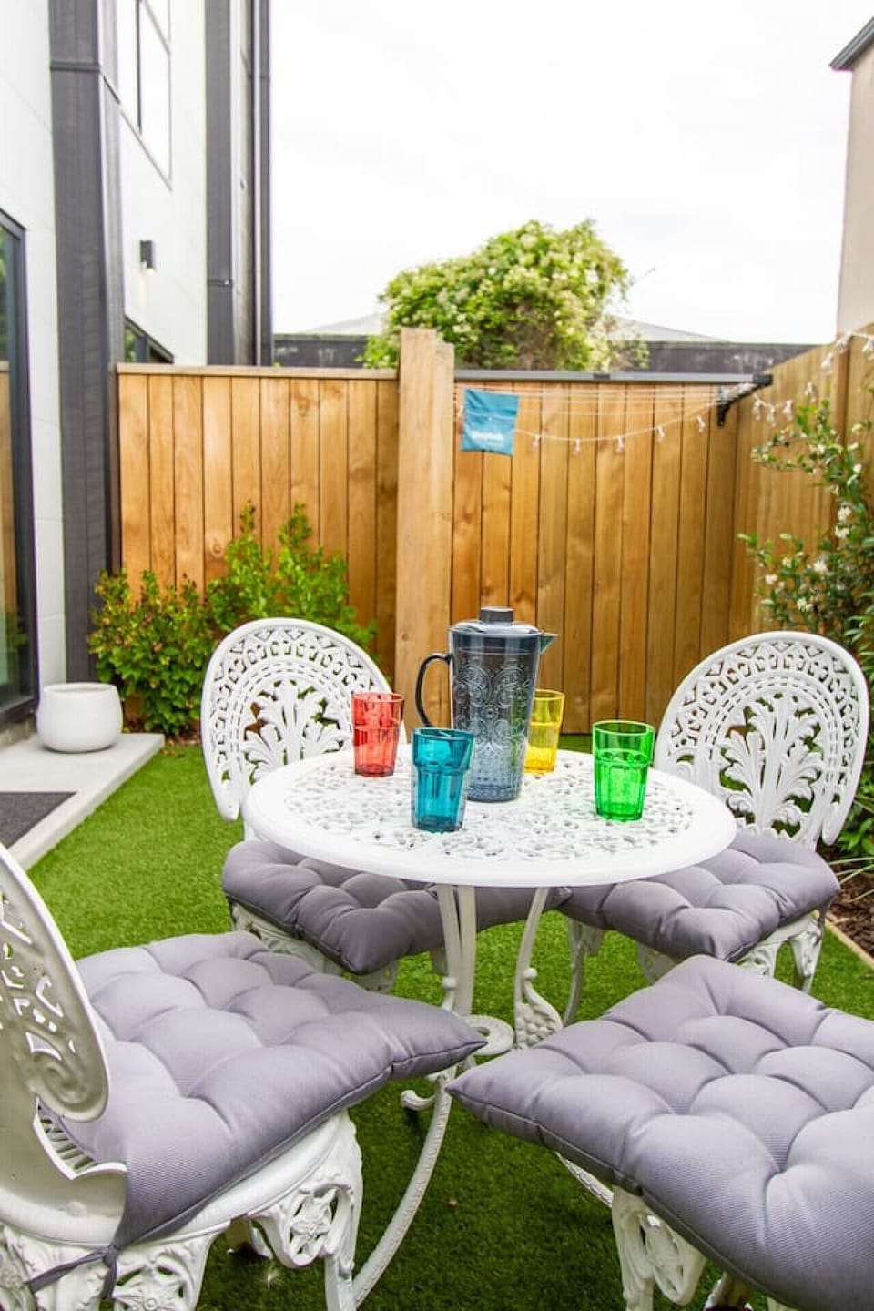 private courtyard to enjoy the afternoon sun