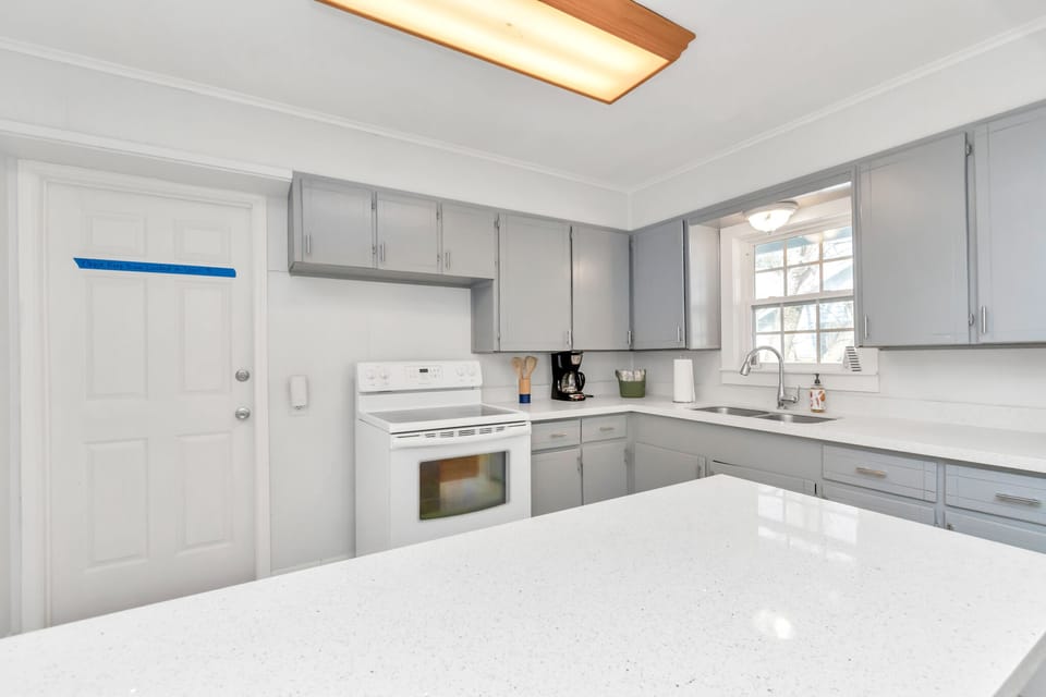 Kitchen Area with locked connecting door