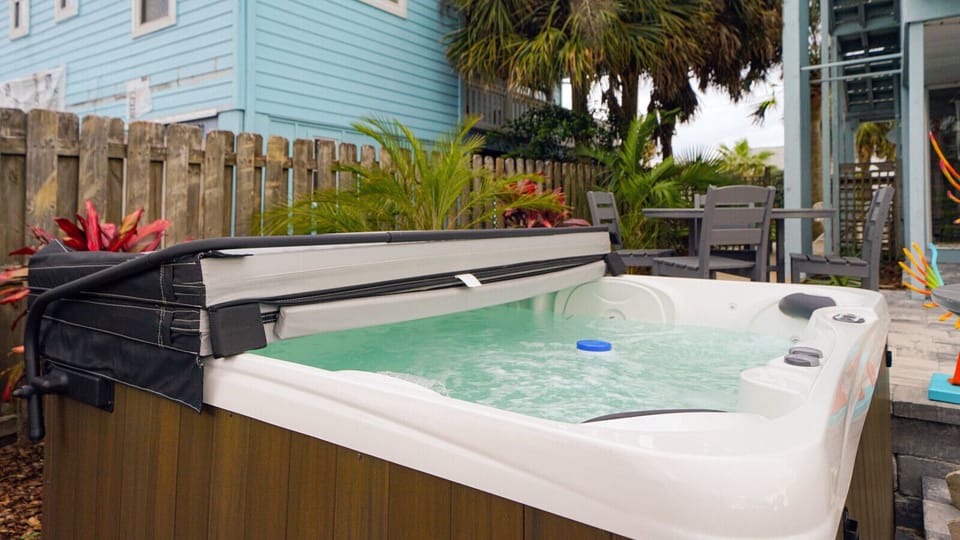 Our newest addtion... a HOT TUB