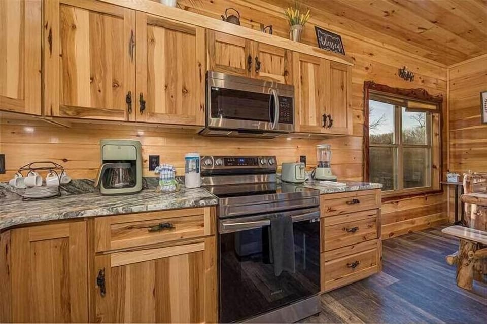 Kitchen With The Amenities Of Home