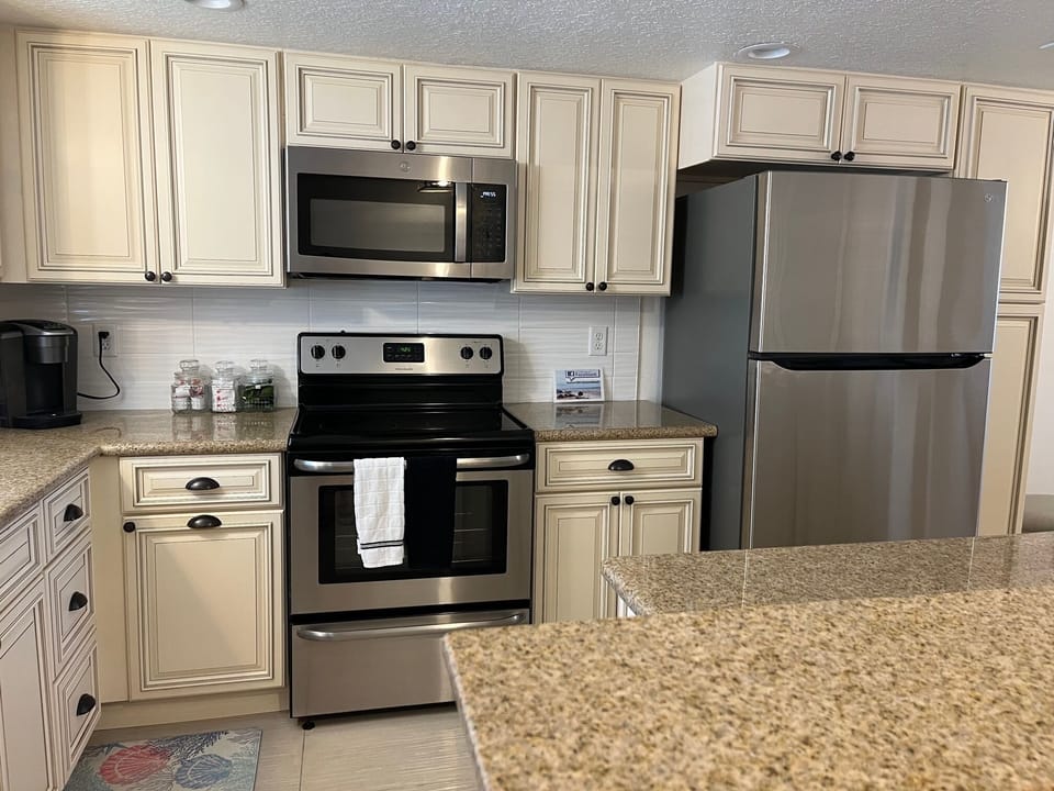 Kitchen is fully equipped.