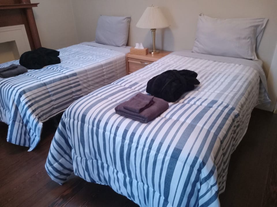 3rd bedroom with two single beds