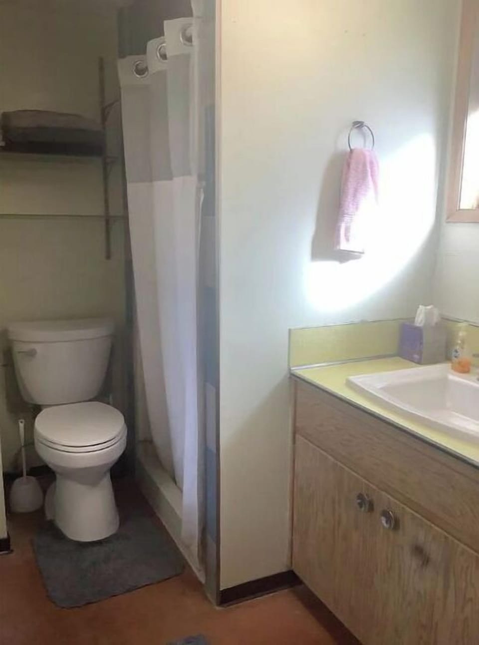 Bath includes washer and dryer