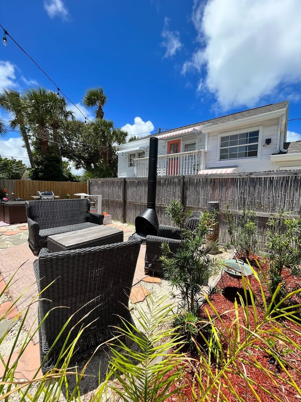 Backyard space (shared).