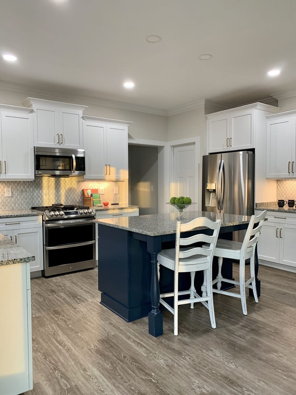 Bright, clean kitchen has all of the amenities of home. 