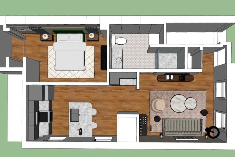 Floorplan sample - actual layout may differ slightly