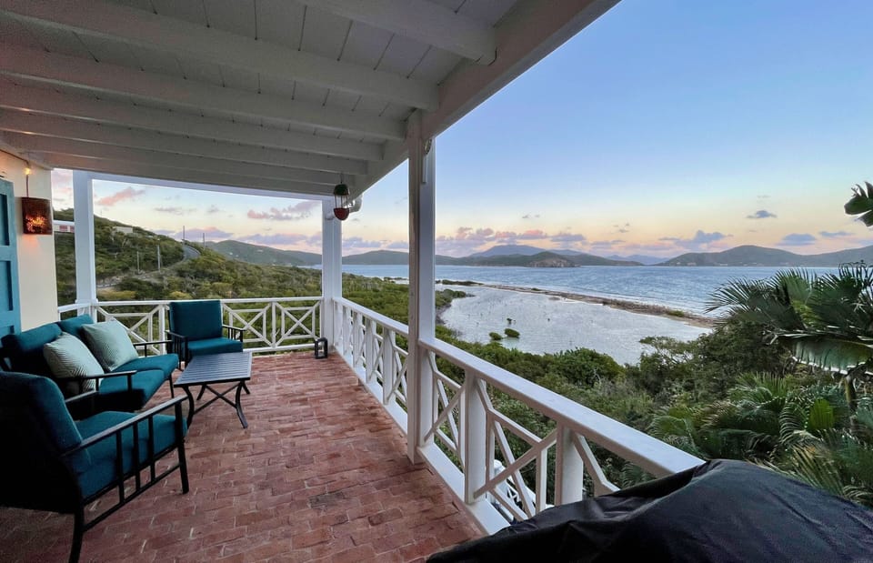 Enjoy sunsets from the comfy outdoor seating