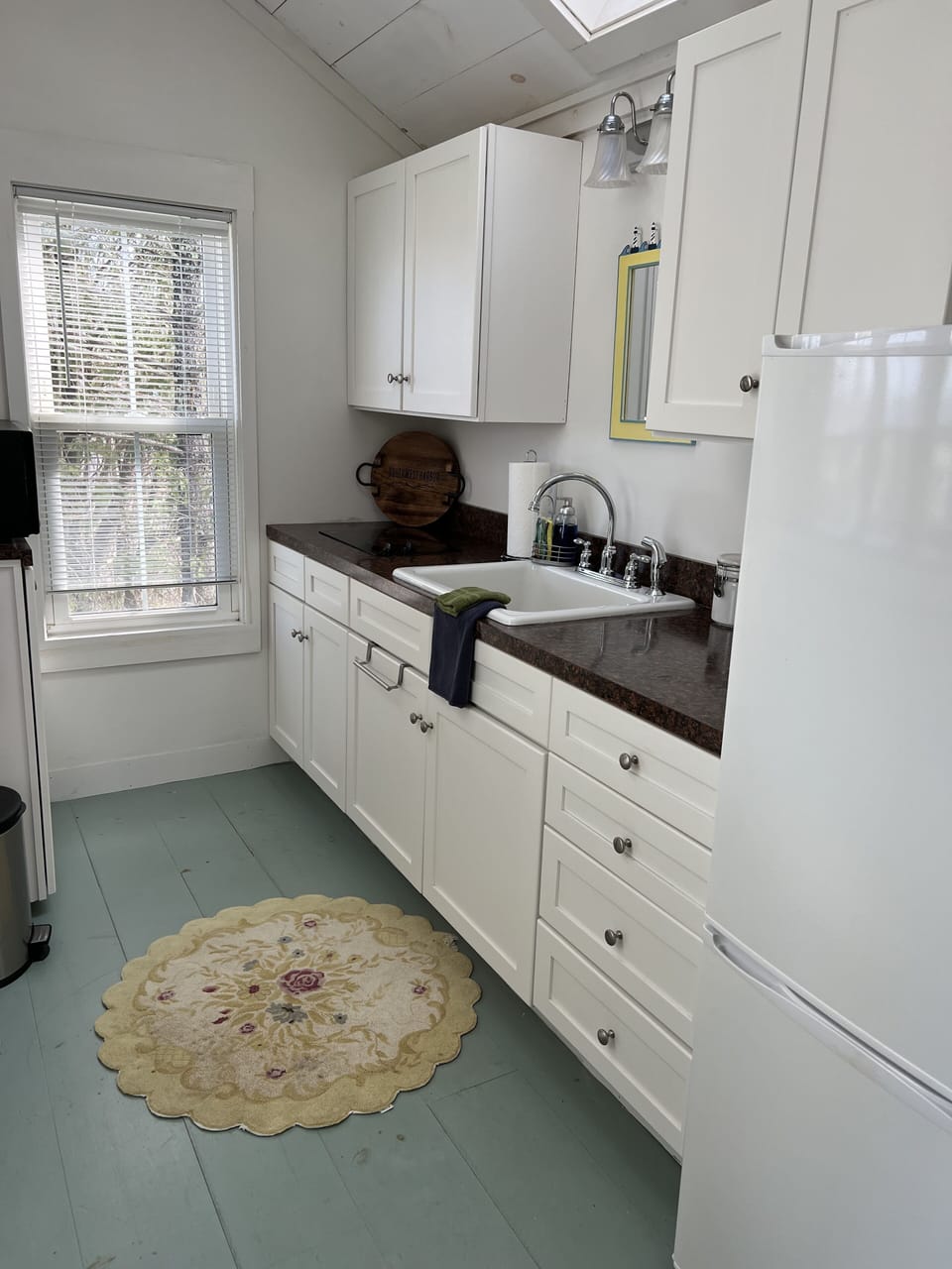 Well appointed kitchen for those eating in.