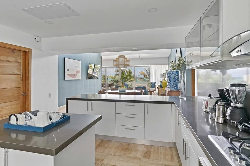 Cook up a tasty meal in your state-of-the-art chef's kitchen
