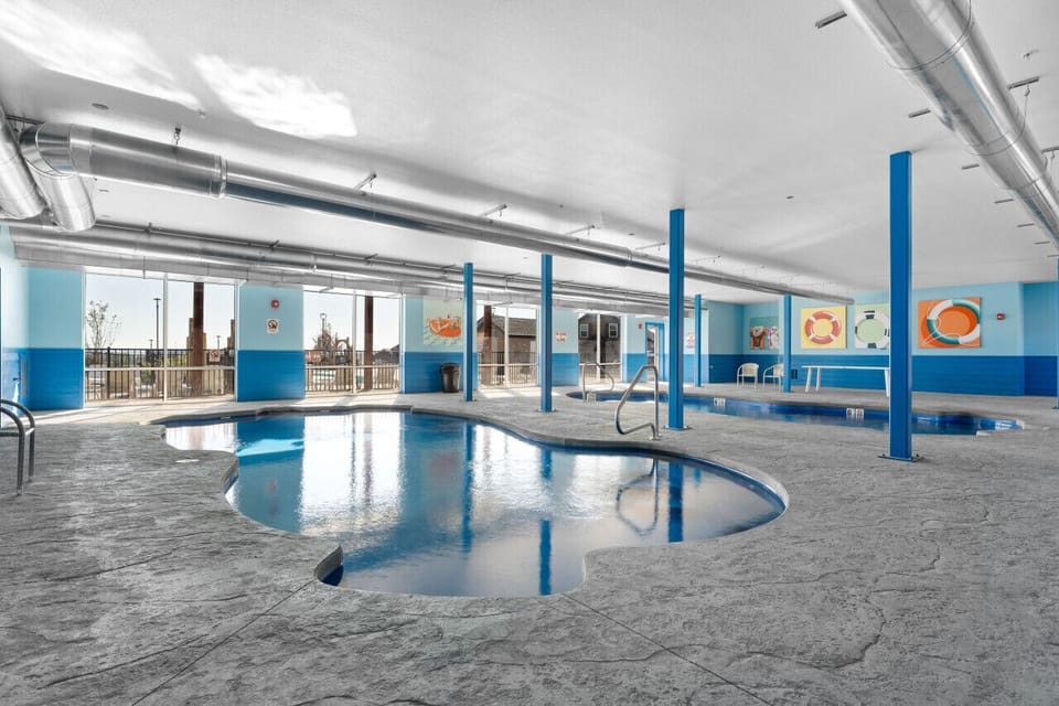 2 Large HEATED Indoor Pools! OPEN ALL YEAR ROUND! Pool side seats and tables!