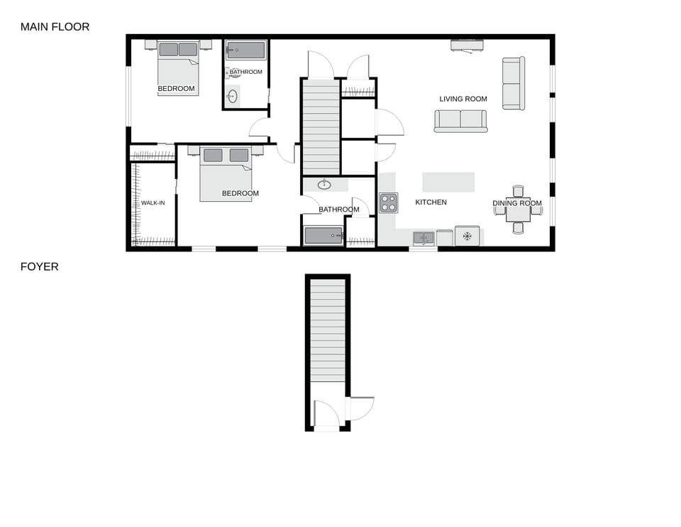 Carriage house floor plan