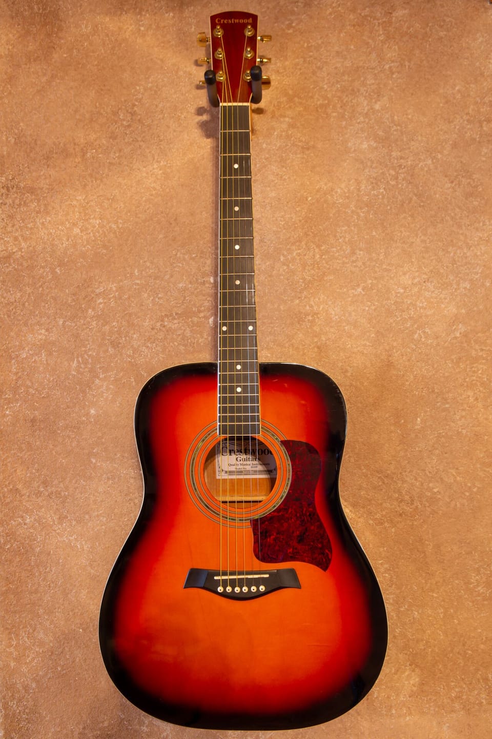 An acoustic guitar to use during your stay
