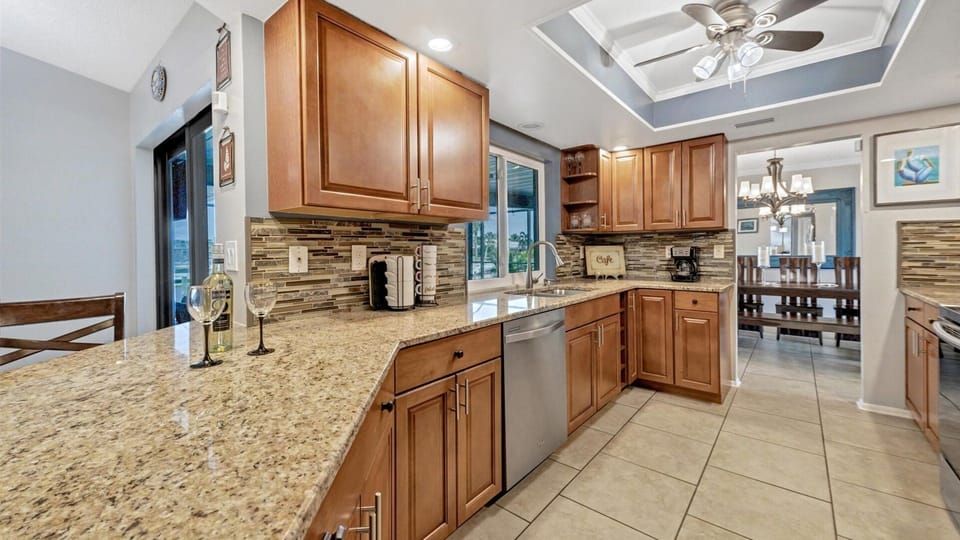 Spacious kitchen