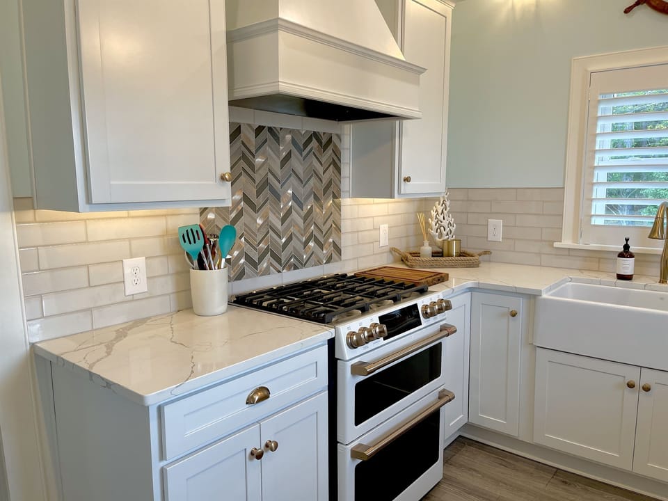Cabinets Stocked With Pots, Pans, Dishes
