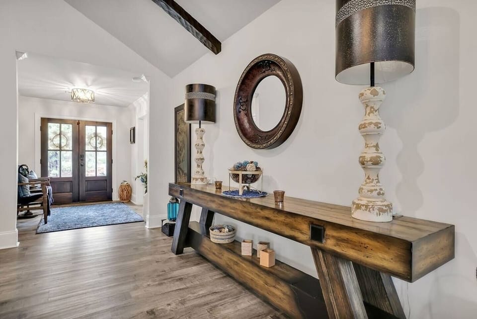 Step into elegance with our gorgeous front entrance!