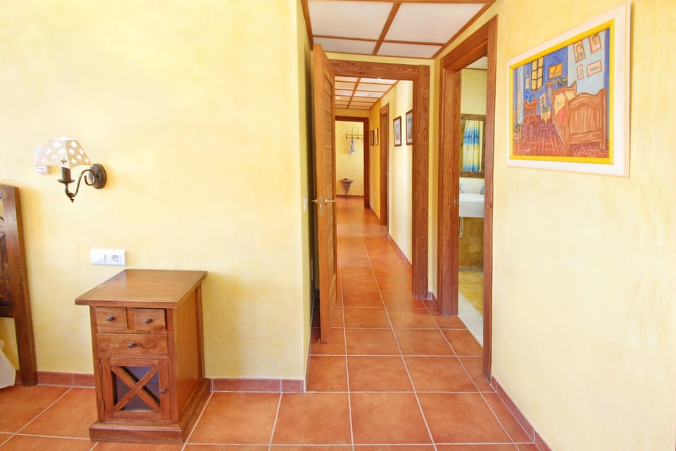 The main bedroom with private bathroom.