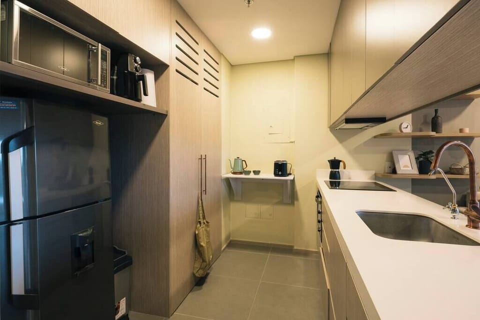 Fully equipped kitchen with any appliance you may need. Also, every type of coffee-maker you can imagine.