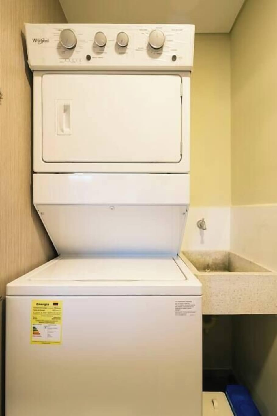 Washer and Dryer for every need at any moment, inside the unit.