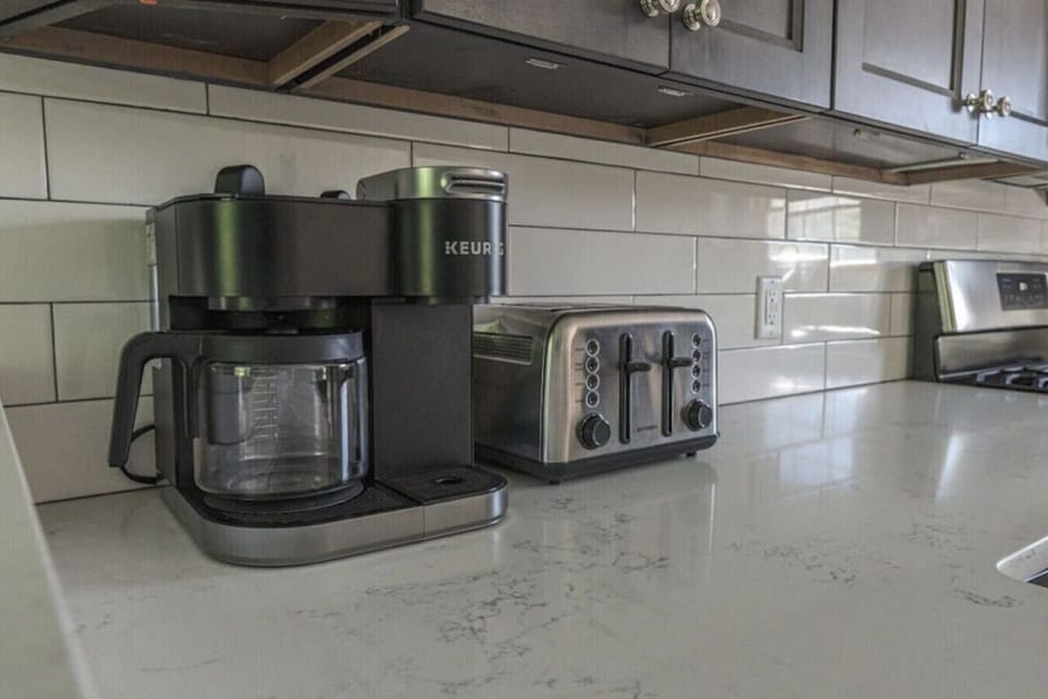 Coffee and breakfast station