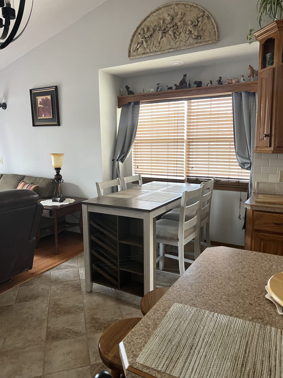 Dining with storage