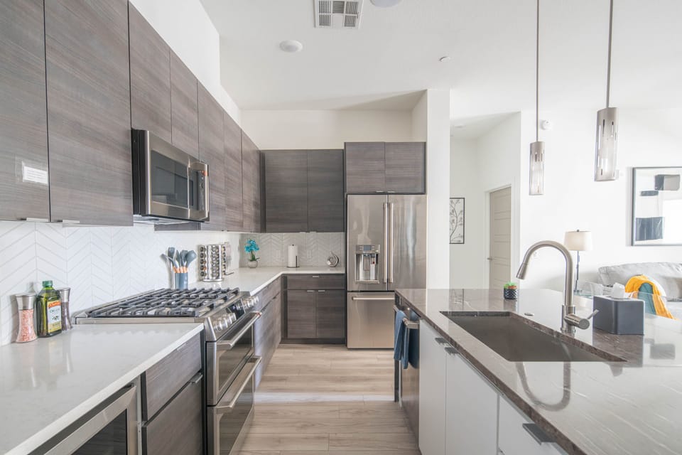 Ample counter space for all your cooking needs.