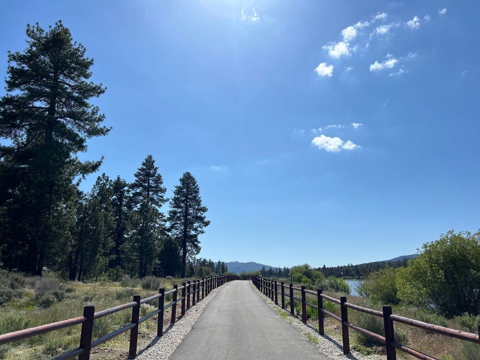 Paved bike paths for walks, or bike rides to the lake! 