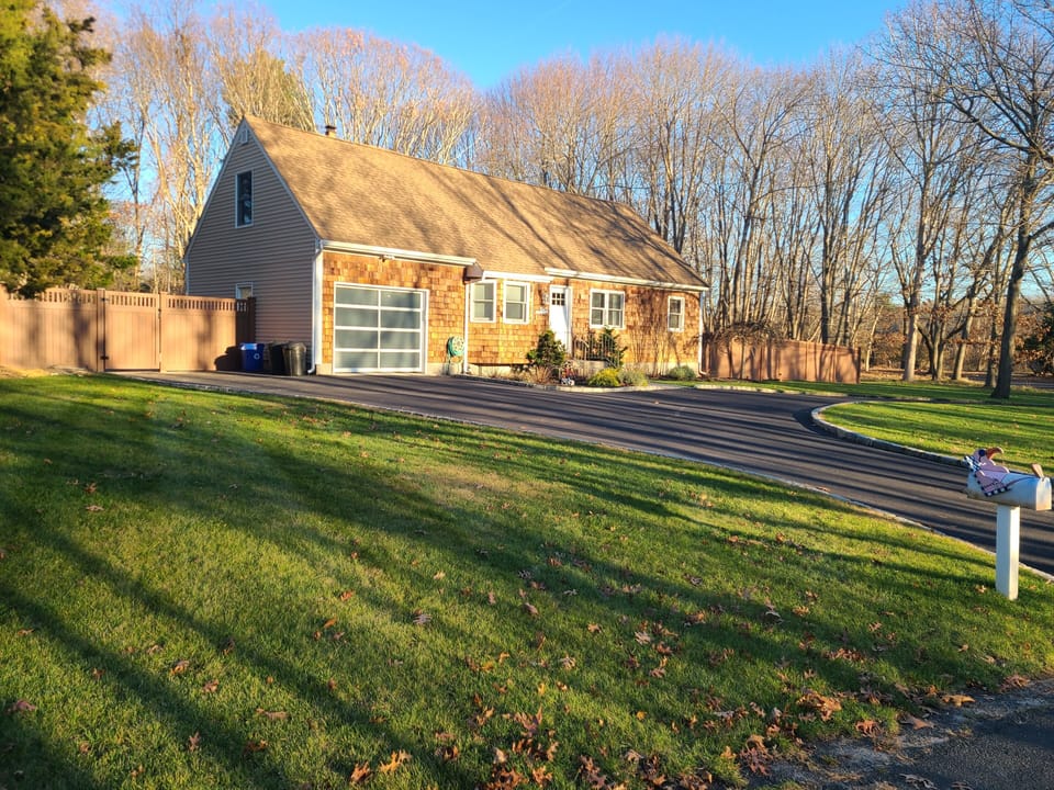 New!  Fully fenced in yard