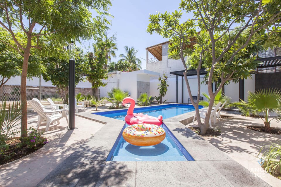 Pool-side fun in the sun