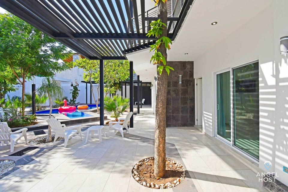 A comfortable spot to relax when you’re off the beach.