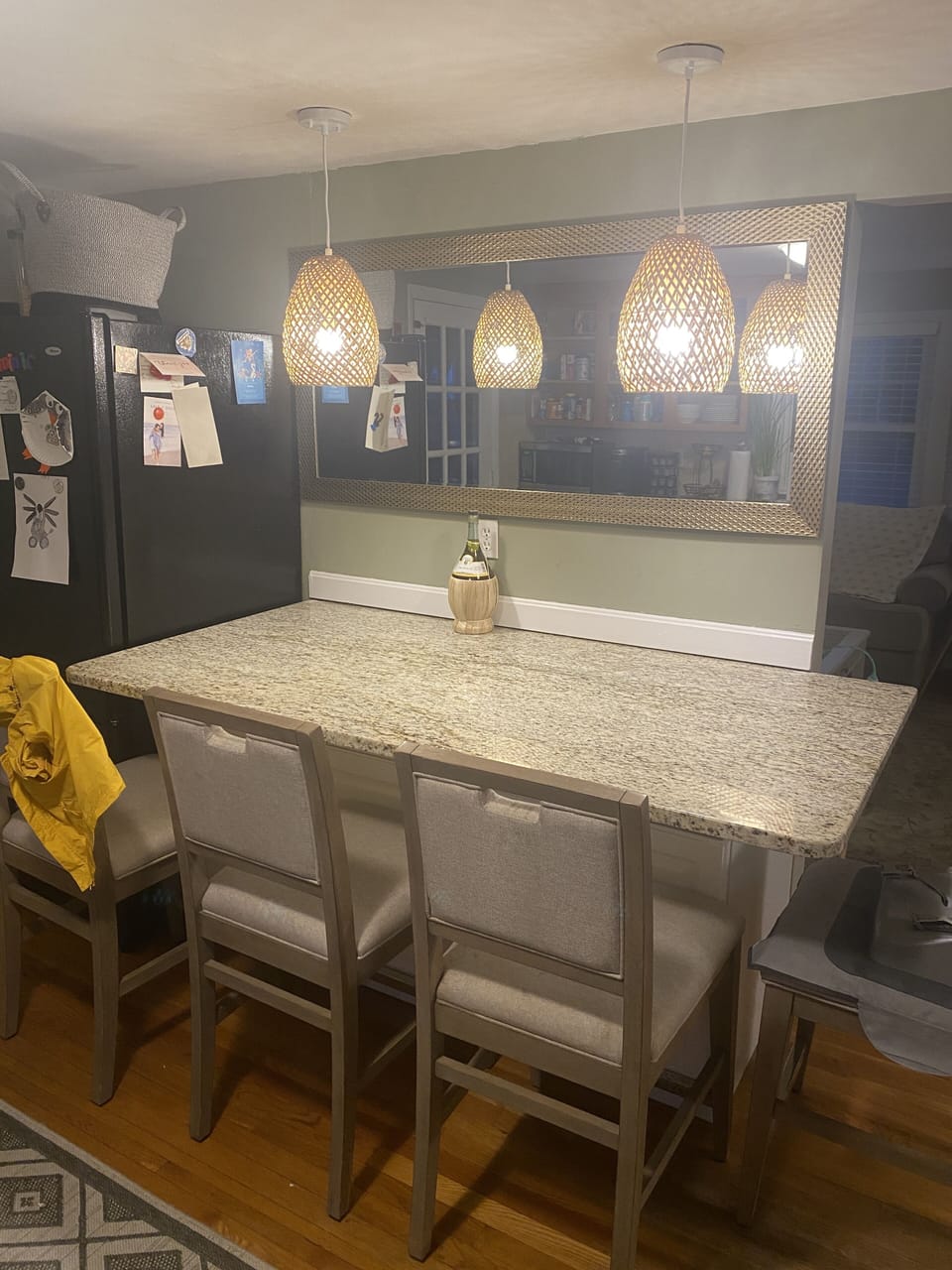 Island seating for 4