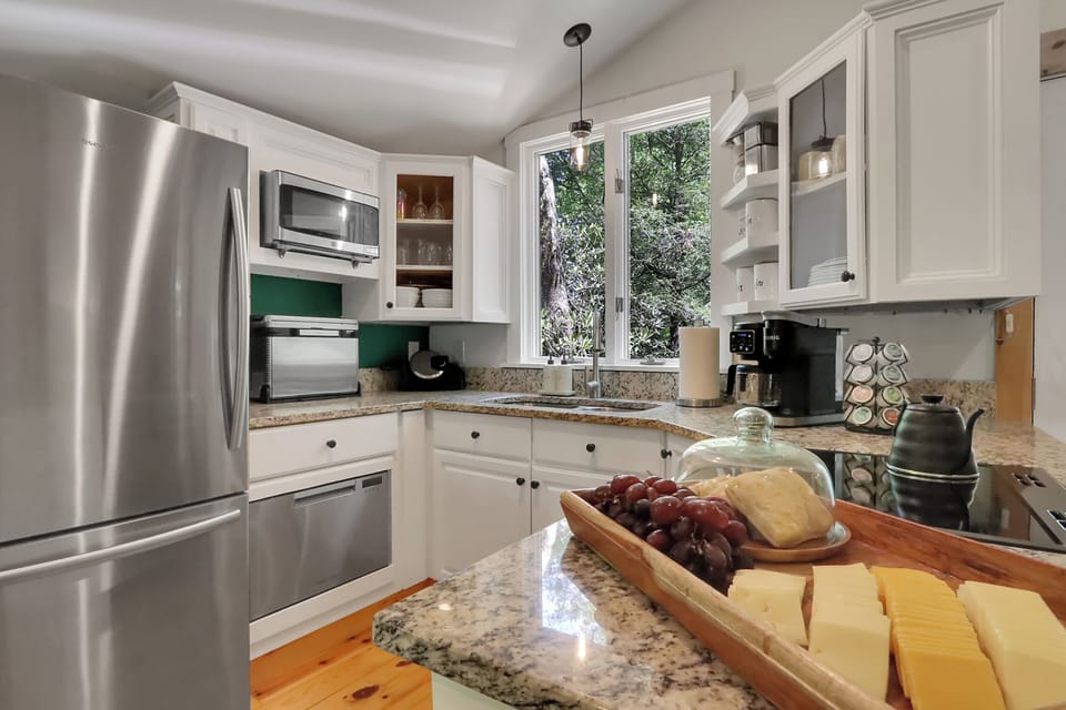 Fully stocked kitchen 