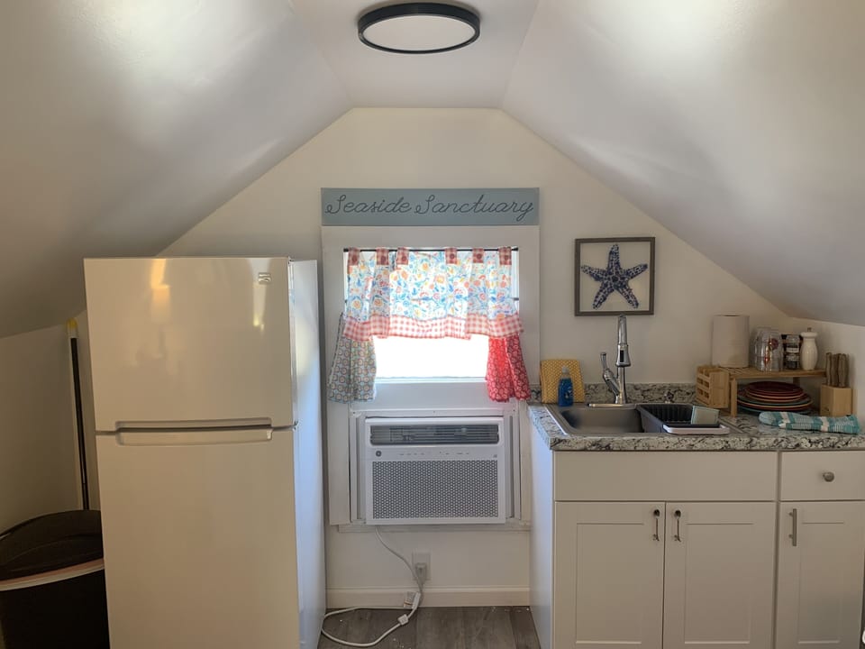 House, Indoors, Loft, Refrigerator, Painting