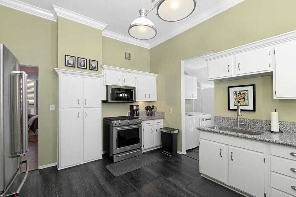 Large remodeled kitchen stocked with all the essentials and more