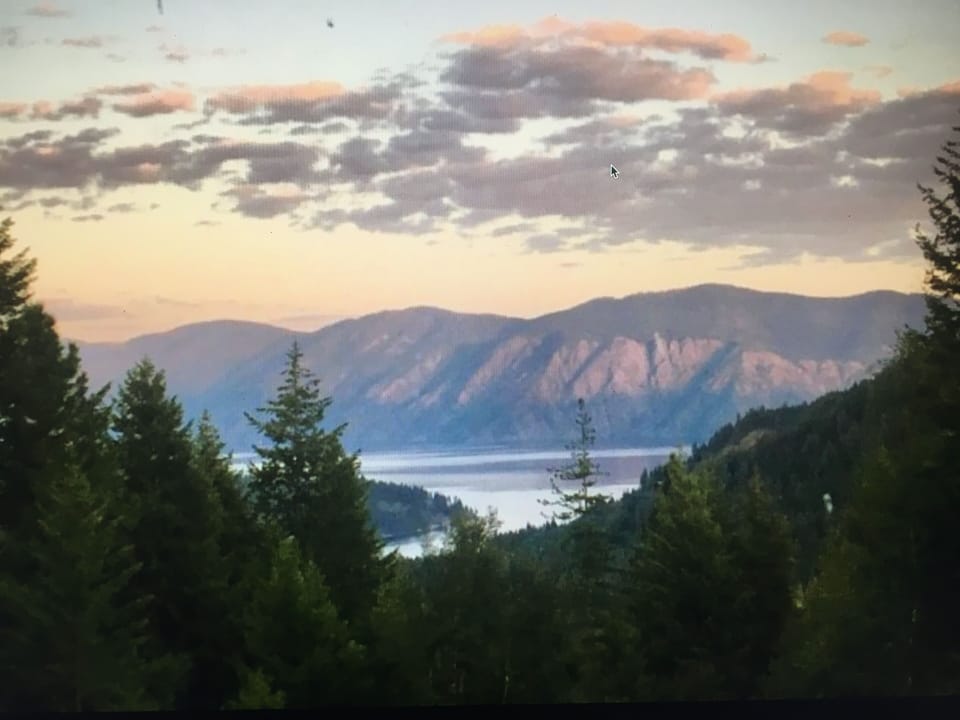 Lake and mountain views from many vantage points throughout the home.