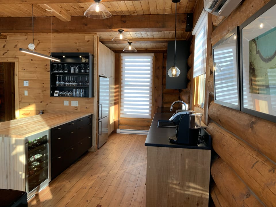 Bright space to cook and socialize.
