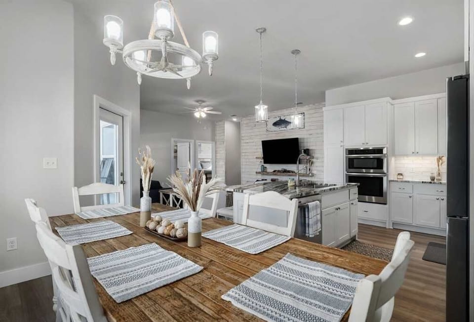 Bright and cozy dining space for shared meals.