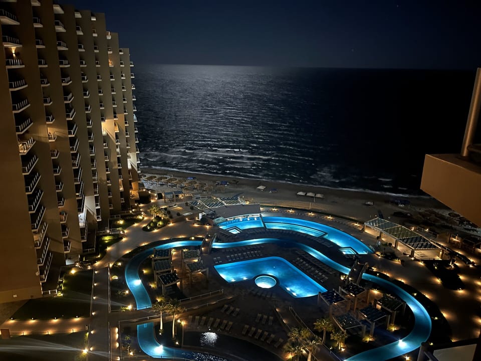 View at night