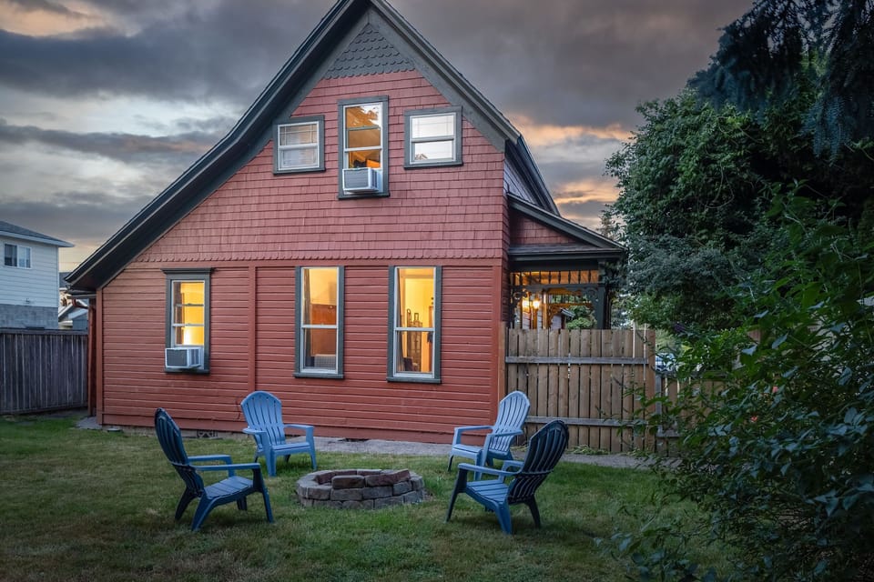 Relax in the spacious back yard