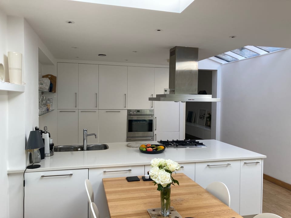 Open plan kitchen