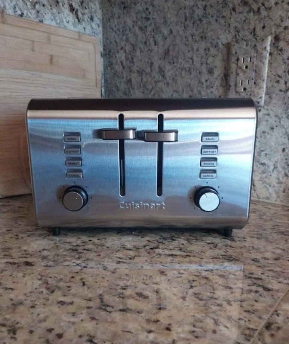 Stainless Steel Toaster Available for Guests.