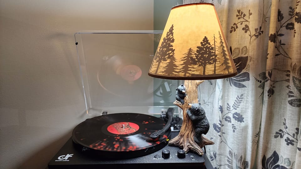 Step into a world of nostalgia with our vintage record player