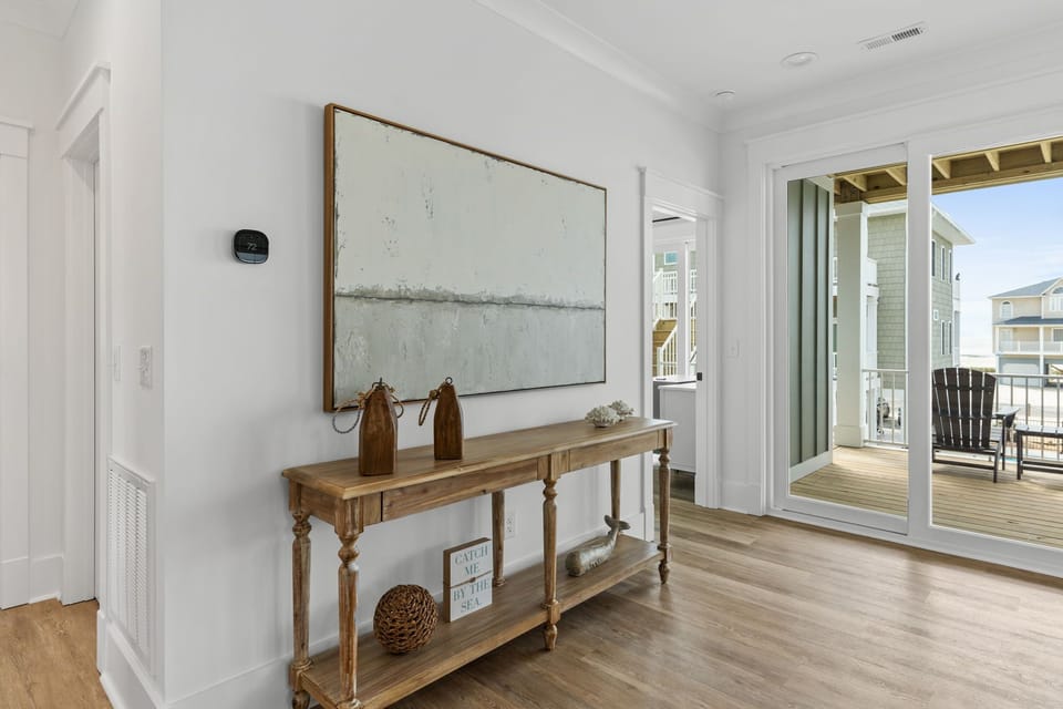 First floor entry to den