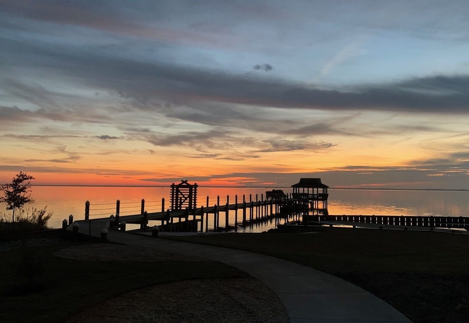 Take advantage of easy access to the community pier.