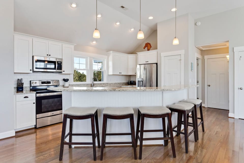 Whip up something delicious in the Kitchen with modern appliances.