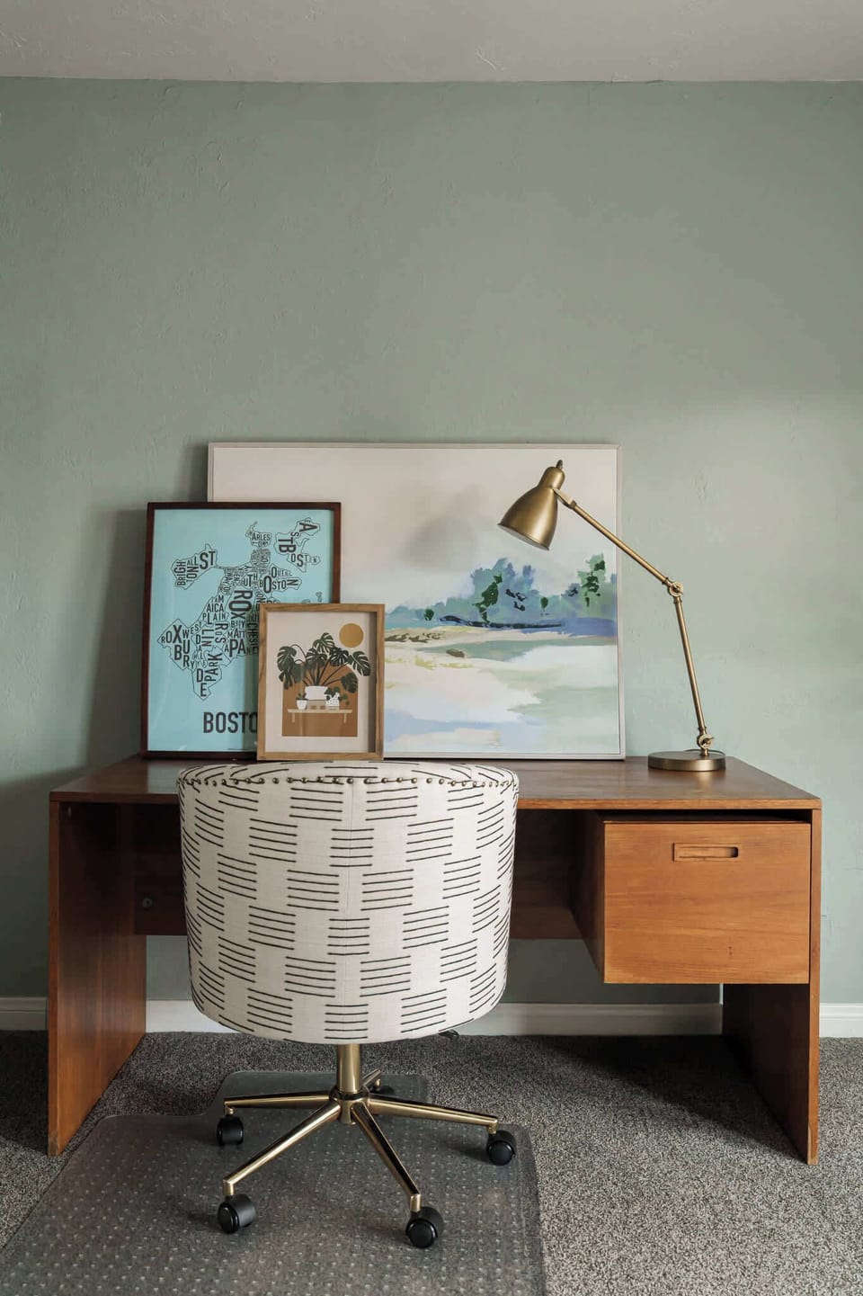 Primary Bedroom | Decorated Work Station