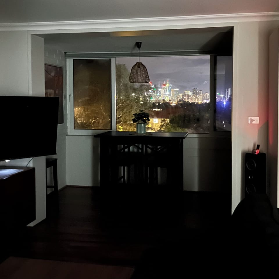 City lights at night