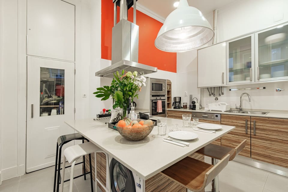 large and bright kitchen