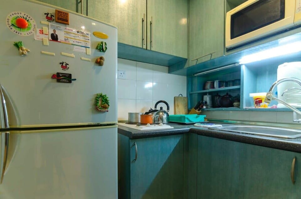 A kitchen..