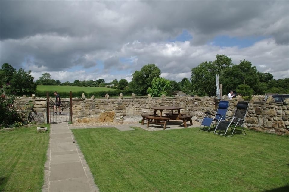 Large enclosed garden at the Hay Barn