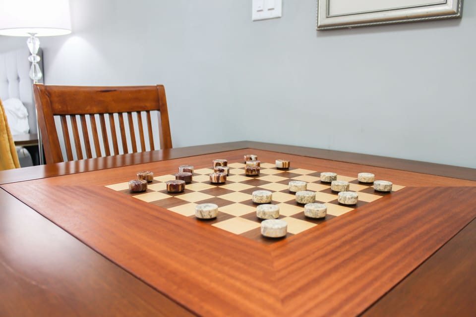 Anyone for checkers or back gammon?